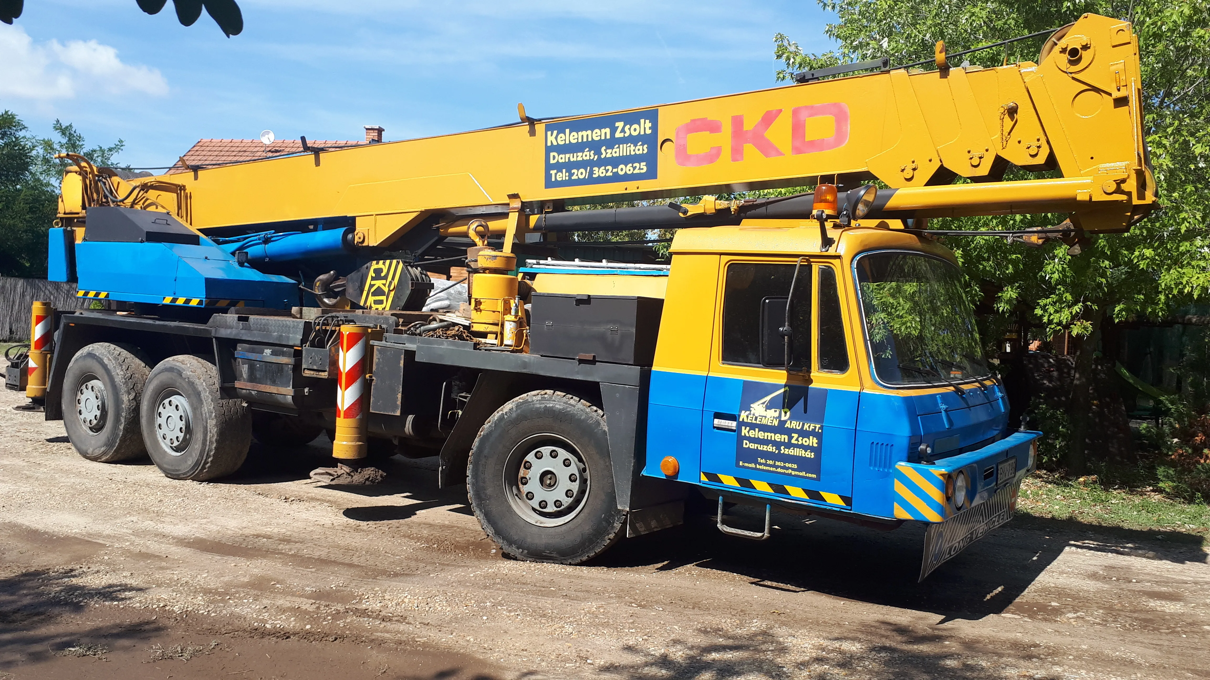 Kelemen Daru - Autódaru munkában